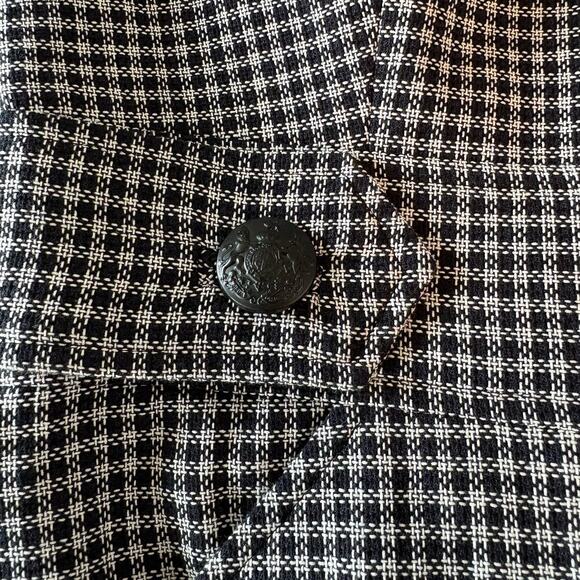 Veronica Beard Teddi‎ Sheath Dress Black & White Check Short Sleeve Size 10 NWOT - Picture 14 of 15